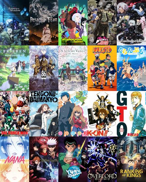 Top 50 Greatest Anime Series of All Time 🎌🔥

1. 🇯🇵 Attack on Titan
2. 🇯🇵 Death Note
3. 🇯🇵 Fullmetal Alchemist: Brotherhood
4. 🇯🇵 Code Geass
5. 🇯🇵 One Piece
6. 🇯🇵 Naruto: Shippuden
7. 🇯🇵 One Punch Man
8. 🇯🇵 Dragon Ball
9. 🇯🇵 No Game No Life
10. 🇯🇵 Food Wars: Shokugeki no Soma