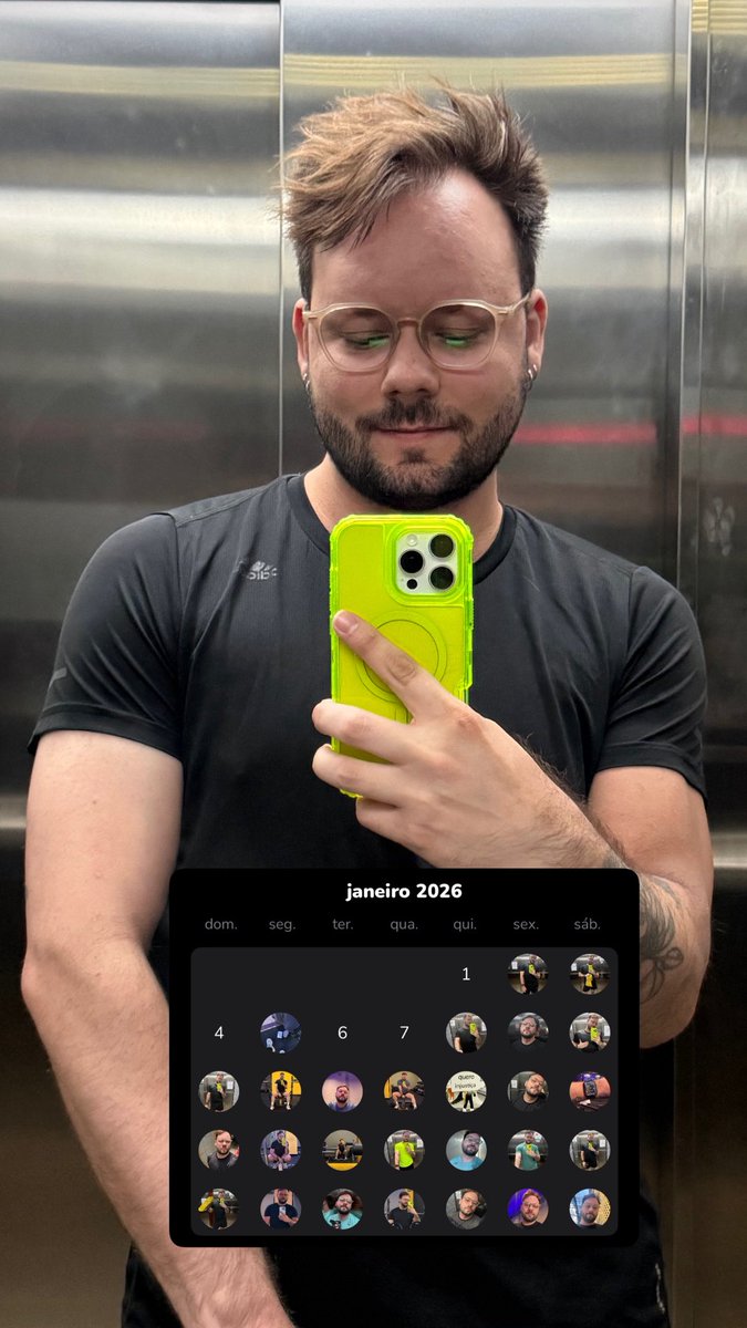 e o gymrats foi assim em janeiro