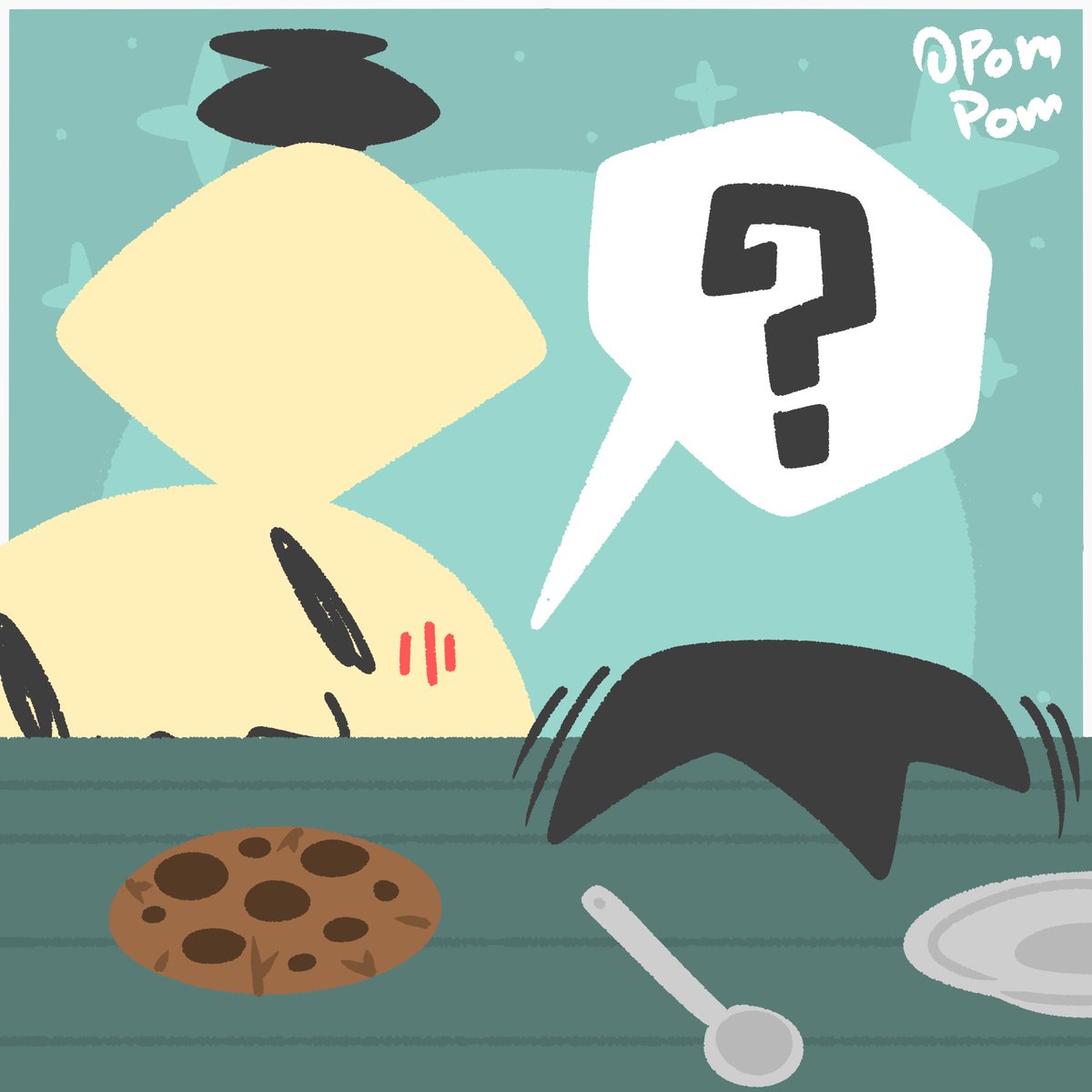 "Kyu, kyu?! Where did I leave it?? Kyu! Kyu!" 🥺✨ 

#fanart #mimikyu #Pokemon