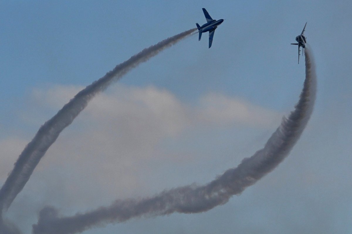 松島基地 チャレンジ 2026/02/03 #松島基地 #ブルーインパルス 2nd、4機(12TR34)高高度1区分