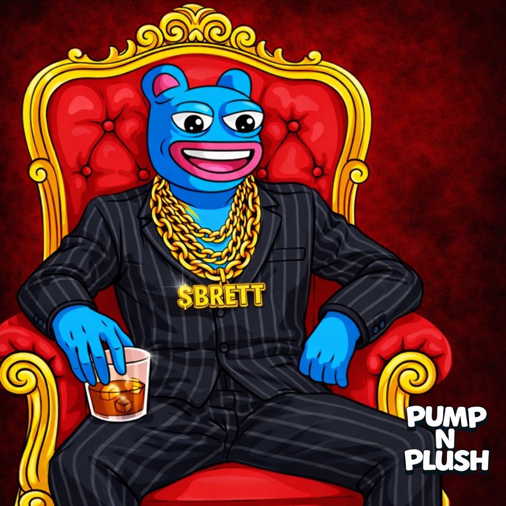 pumpnplush's tweet photo. KING $BRETT https://t.co/bedDxuB8BQ