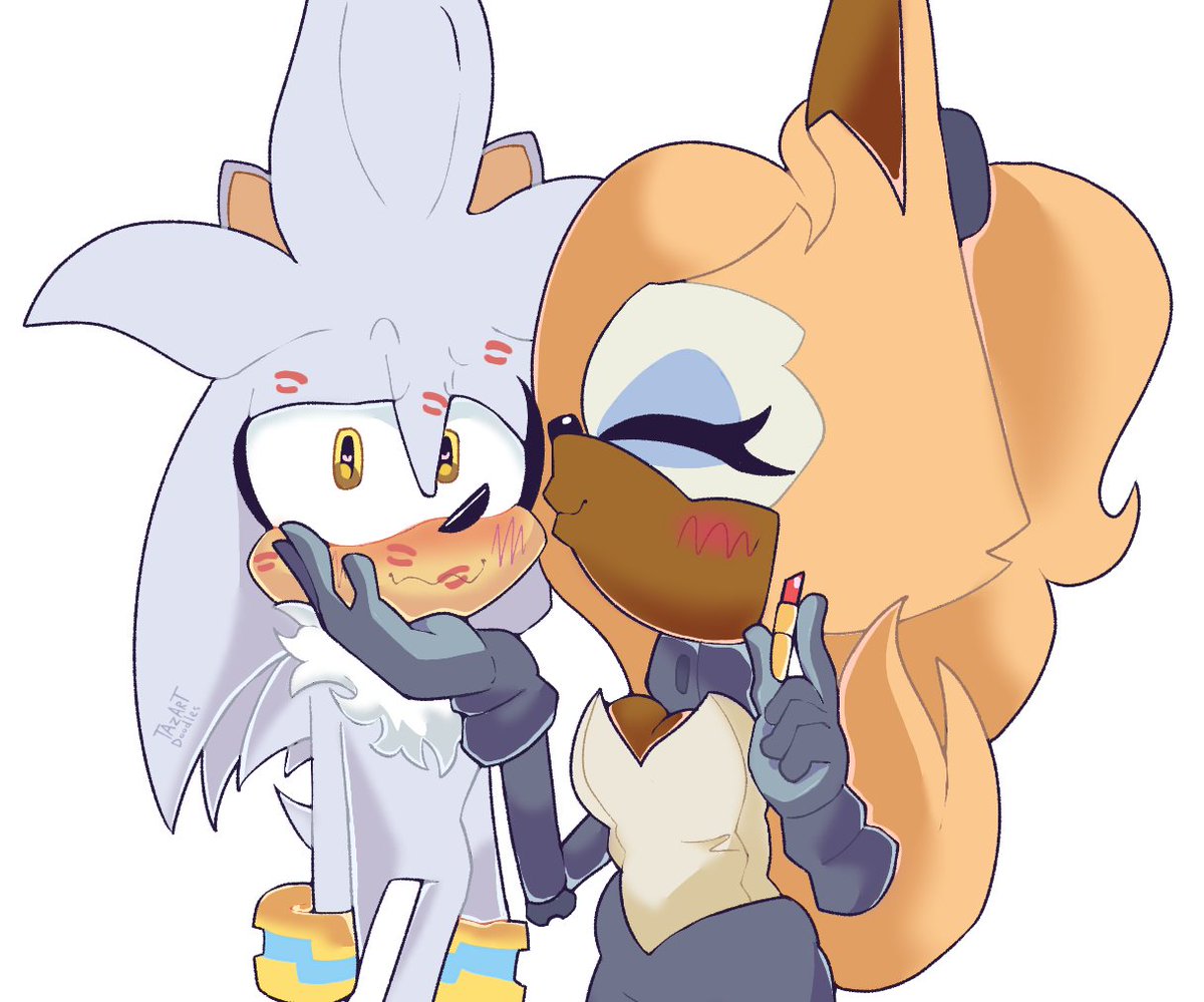 TazartTheHyena's tweet image. SILVISPER IS BACK...! I missed you both so much #SonicTheHedgehog #Silvisper