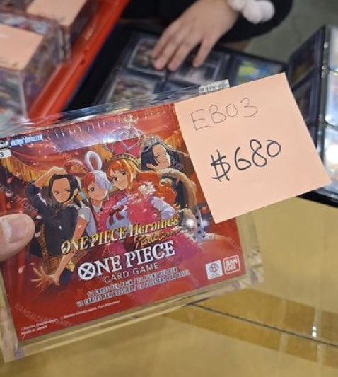 Official First In-Person look at One Piece EB-03 Heroines Booster Box! -Early Release at a Cardshow C: @xstxdx Official First In-Person look at One Piece EB-03 Heroines Booster Box! -Early Release at a Cardshow C: @xstxdx