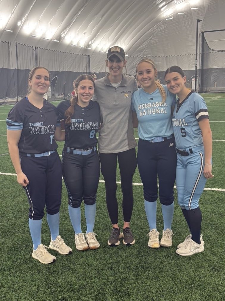 I had a great day up at the <a href="/WSCWildcatSB/">WSC Softball</a> camp! Thanks to all the coaches and players that helped out, it was such a fun experience.
<a href="/Coach_Warnock/">Christy Warnock</a> <a href="/RobertsNoah13/">Noah Roberts</a> 
<a href="/NationalPiatt/">Nebraska Thunder National-Piatt 16U</a>