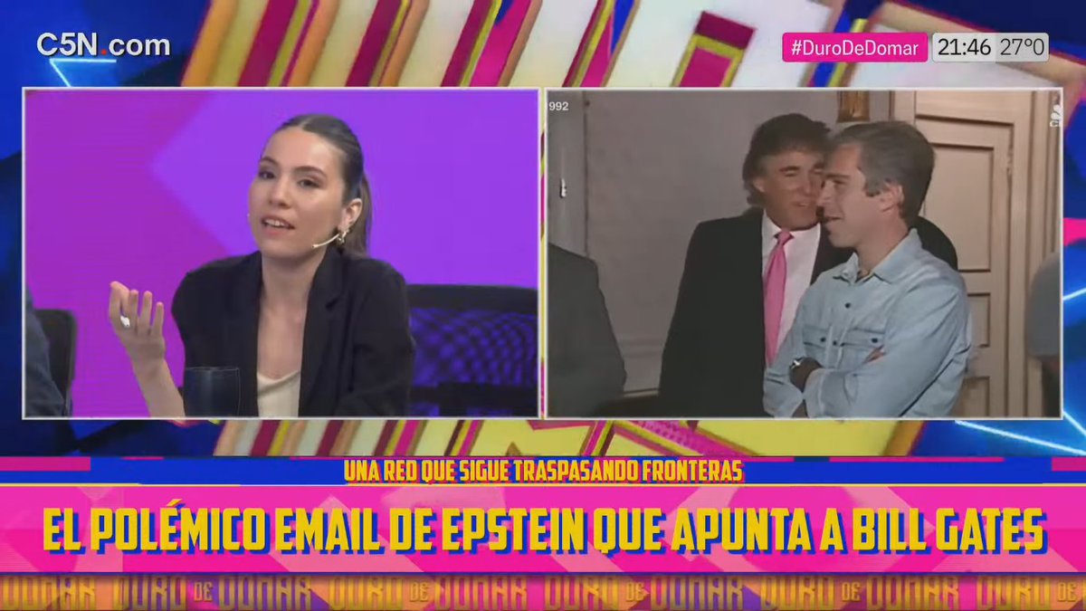 TodoMeRecuerda's tweet photo. Cada vez más boludeces dice esta piba.

#DuroDeDomar #C5N https://t.co/C0mldRsQy1