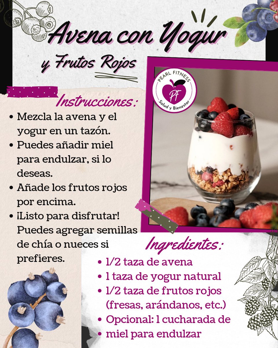 pearlsinfiltros's tweet image. ¿Desayuno saludable o secreto Metabólico? 🥣🍓
Empezar el día con un tazón de avena y frutos rojos no es solo "comer sano", es darle a tu cuerpo las herramientas para quemar grasa desde temprano. 
✅ Energía Sostenida: La avena es un carbohidrato de absorción .  #desayuno #pty507