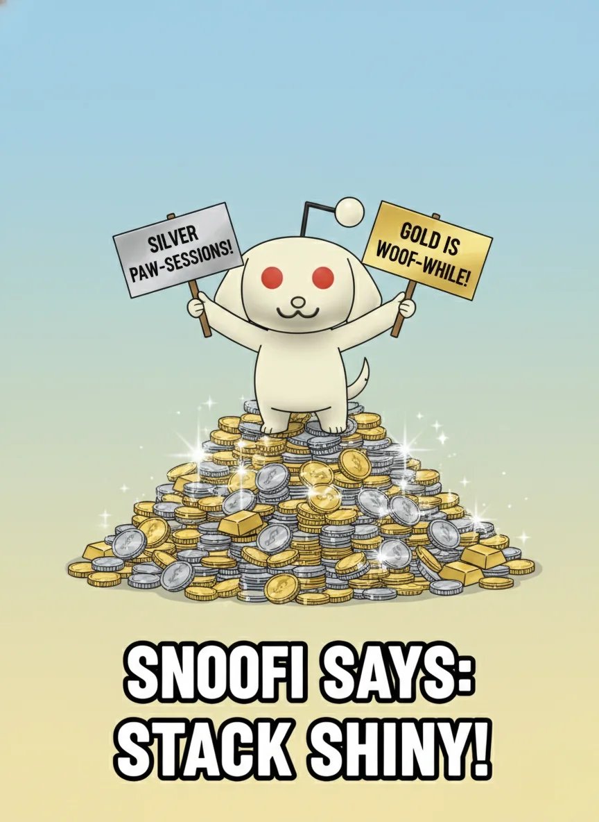 Who let the dogs out? $snoofi did—to stack ALL the shiny! 🐕‍🦺 Gold triumphs, Reddit rallies, HODLers unite! 🔥 #DogArmy #MoonMission