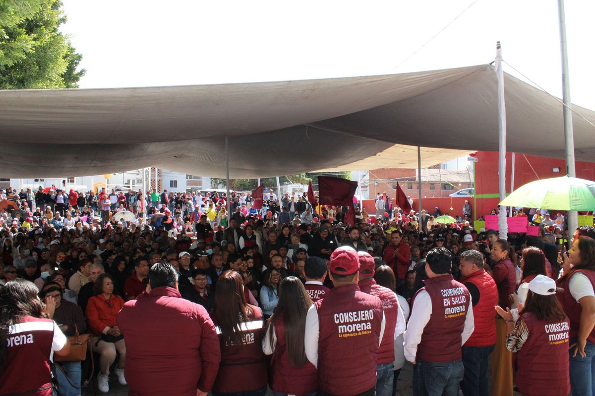 Domingo en la U.H. La Margarita, presentes en la Jornada en defensa de la soberanía nacional. ¡Que siga la revolución de las conciencias y que viva la Cuarta Transformación!