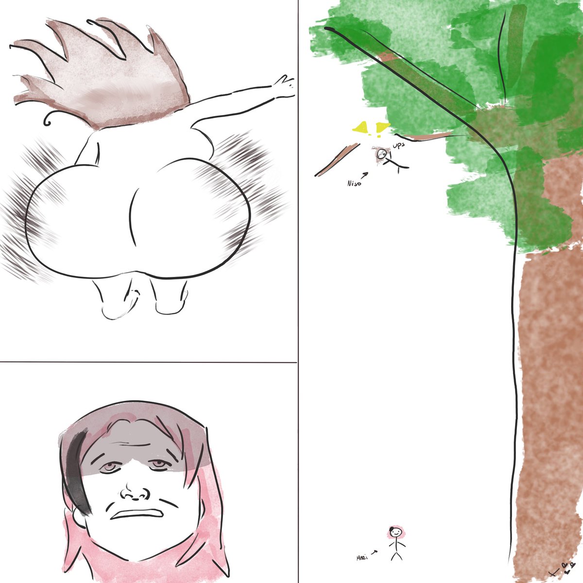 Dibujitos humildes de la primera versión de los hunger games de 3shine unu