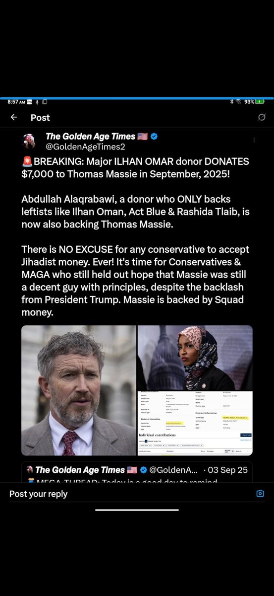 <a href="/KelleyAshbyPaul/">Kelley Paul</a> <a href="/realTJRoberts/">TJ Roberts</a> You know Kelley, as one of Rand’s constituents, I would have to agree with you on this. Perhaps it may have something to do with Thomas Massie working behind the scenes with the biggest Somali fraudster, Ilhan Omar. Maybe Rand could find out why Massie is the cancer rotting