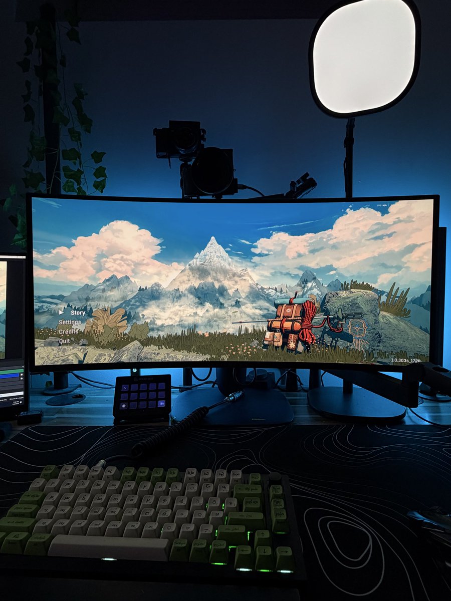 Checking out new indie game Cairn! 

By <a href="/TheGameBakers/">The Game Bakers</a> super pumped. Game looks beautiful already! 😍

Ngl might make the loading screen my wallpaper.