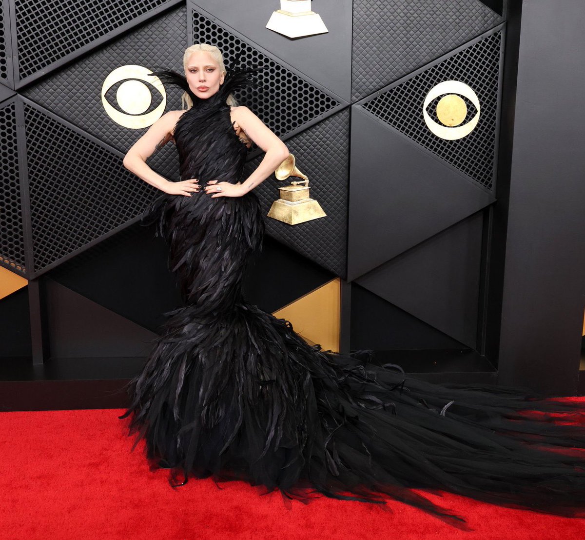 StevenTnyc's tweet photo. A gothic dream @ladygaga had arrived at the Grammys #GRAMMYs #ladygaga #Mayem https://t.co/EA3mMSvstu