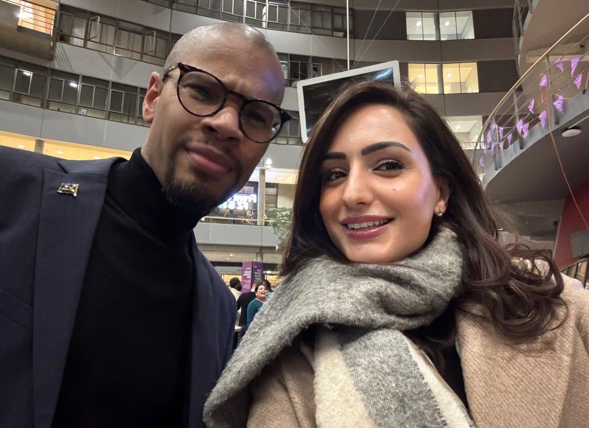 MillennialUnite's tweet photo. Founder Dr. Seren Dalkiran was honoured to pass on the torch and award the ECHO Awards in the category ‘university students’ that she received now to the next generation of leadership for academic excellence, societal impact and innovation on their 25th anniversary!🕊️🌎#nextgen https://t.co/rT6EvR8paW
