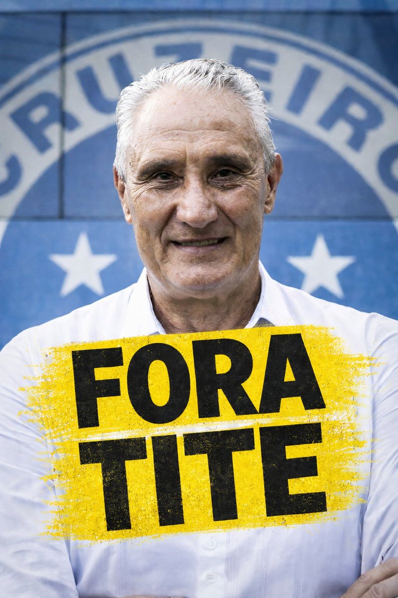 olhaocruzeiro's tweet photo. 🚨 COMPARTILHE #ForaTite 

👉 Vamos tentar salvar a temporada do @cruzeiro https://t.co/O5RVLE8PFy