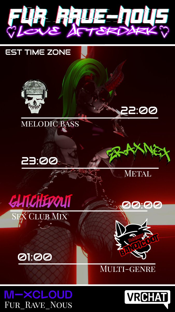 GlitchedOut Fur Rave-nous Rave Event tweet media