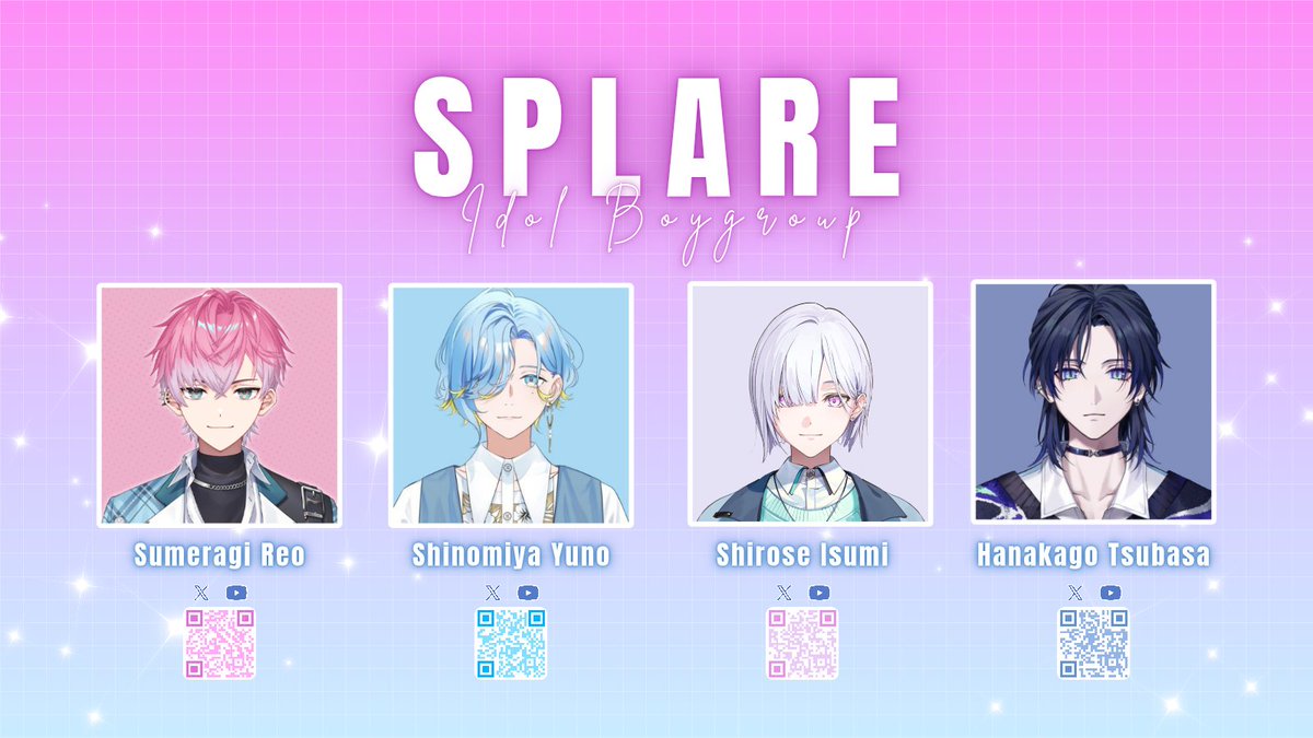 ─── ⋆⋅🎵⋅⋆ ───
Want to experience the freshness and sparkle of youth at its finest ̶a̶g̶a̶i̶n̶?? ✨✨
                   ─── ⋆⋅🎵⋅⋆ ───
Well, look no further because this youthful boygroup's got that covered!!

The links are in the qr codes!!