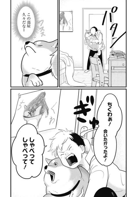 モテる小学生とモテる柴犬 #ちくわ戦記 