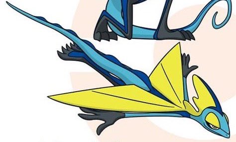 soulsilverart's tweet image. SPOILERY
I hadn’t realized it until I was researching SE Asia but Inteleon is more than just a Basilisk Lizard. It’s also a Draco Lizard, which is endemic to Indonesia.

I wonder this means we won’t get a true Draco Lizard in Gen10 now since Inteleon already kinda fills the role?