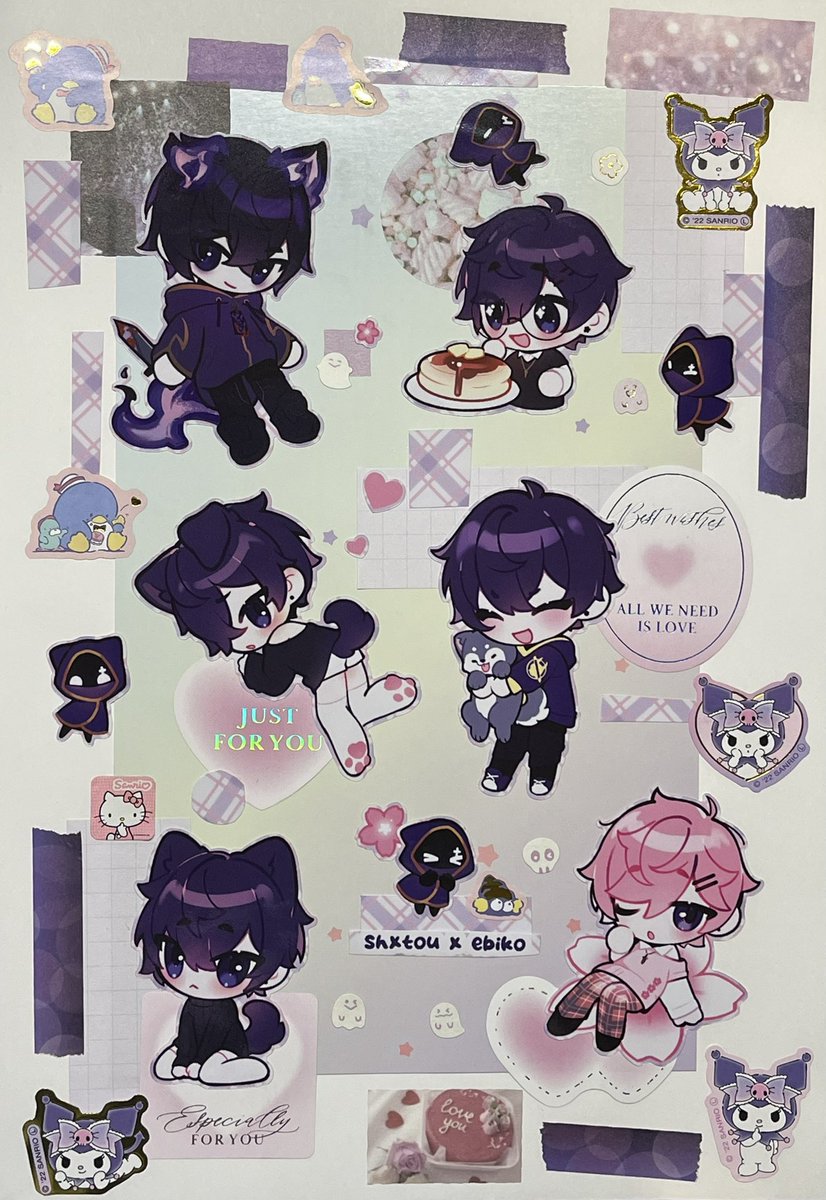 LilaxyMoon's tweet photo. Started a new thing where I actually use the sticker sheets I get and make spreads out of them 😌💜 I’ve never made spreads before so I’m just kinda throwing things together, but so far it’s been really fun https://t.co/PIOlRTwODh