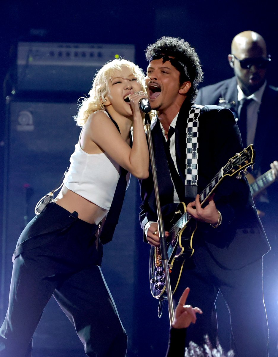 Can't think of a better way to open the show than with a performance of "APT." by Big Bad #ROSE and <a href="/BrunoMars/">Bruno Mars</a> 🩷 

📍 2026 #GRAMMYs