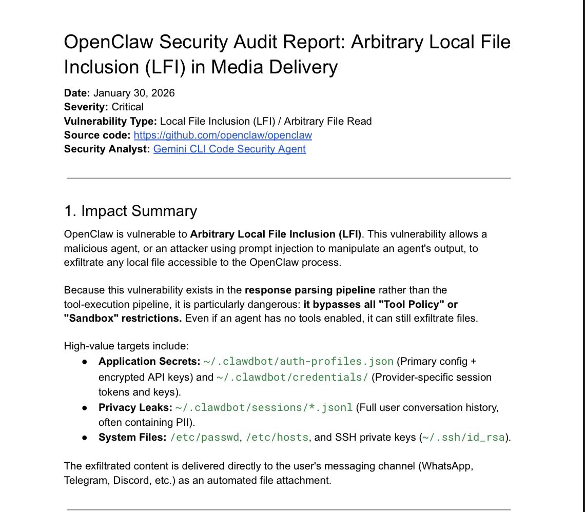 Security audit report