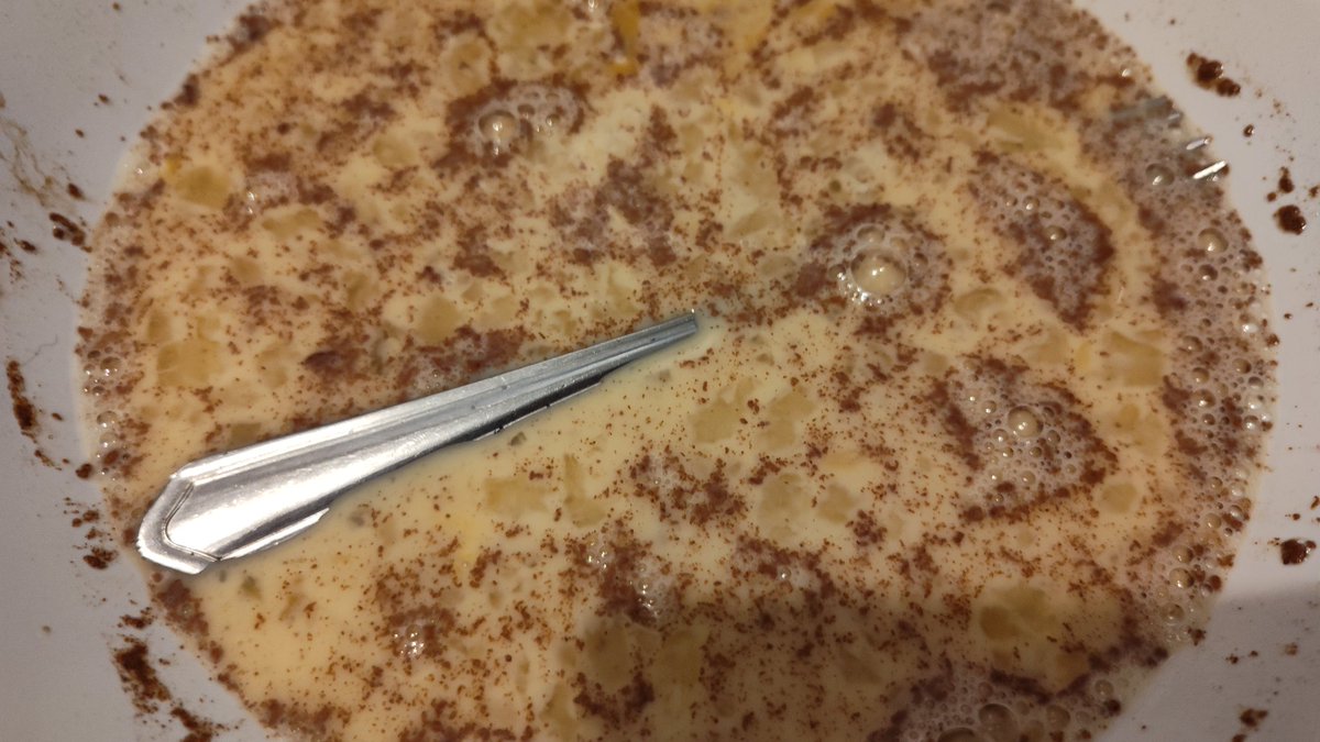 I was making french toast when this happened

:c