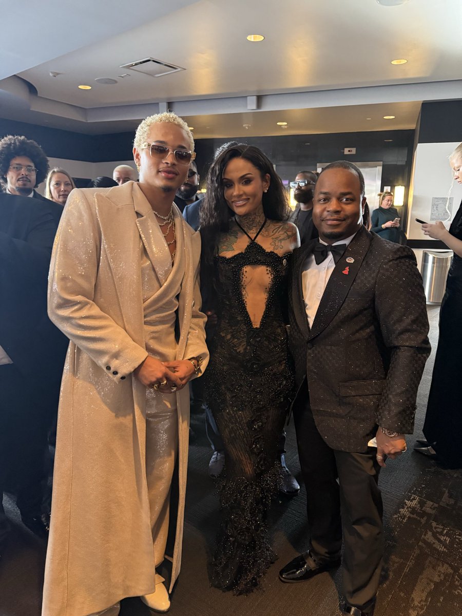 OpenOnSunday2's tweet photo. It’s the biggest night in music! 

Open On Sunday’s Ty Sanders and Marc Thompson at the 68th GRAMMY Awards in Los Angeles! 

#Grammys #music #LosAngeles https://t.co/uliLpFsPlz