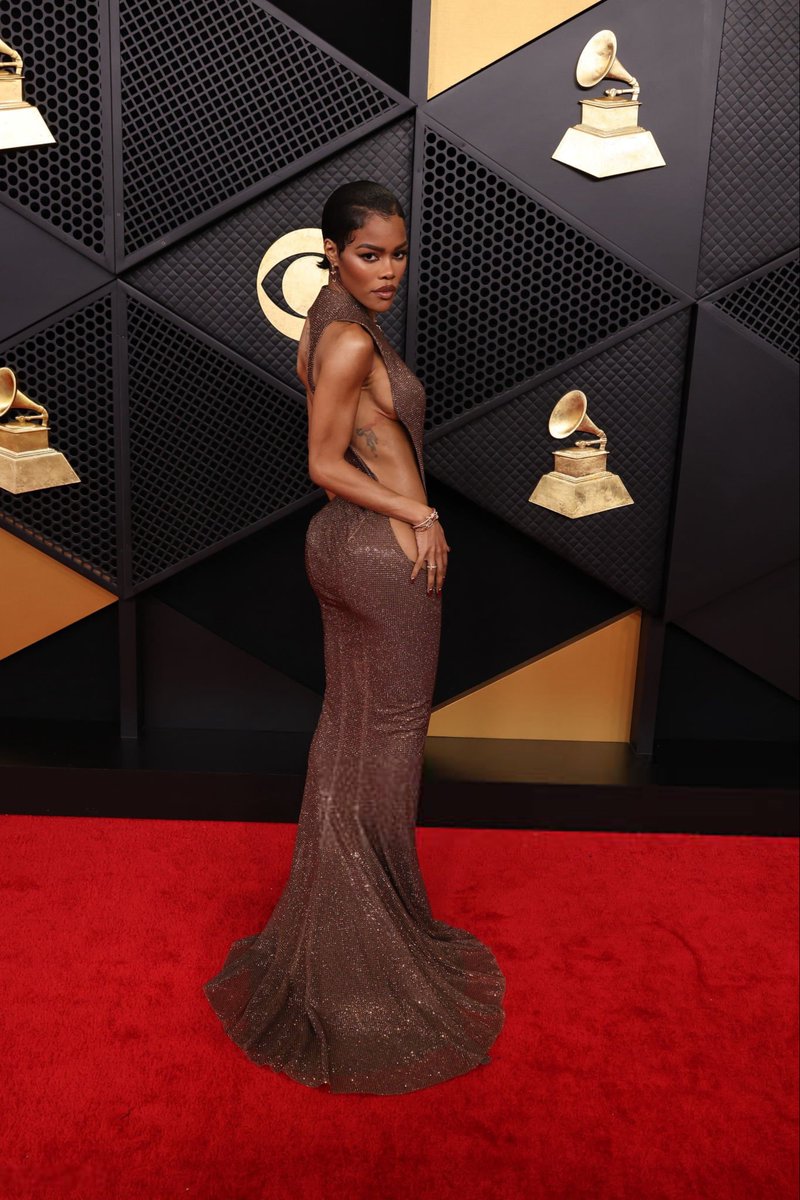 metgalacrave's tweet image. Teyana Taylor attends the 68th GRAMMY Awards.