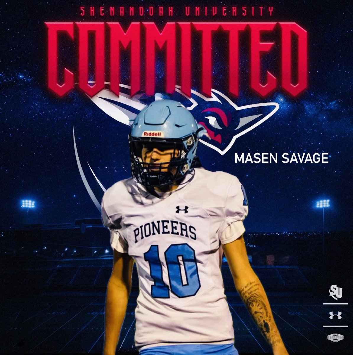 Masensavage26's tweet photo. I am excited to announce my official commitment to @SUhornetsFB! Thank you @yoder847 for the opportunity. This really feels like the right place to call home! I can’t wait to get started. https://t.co/1nXQ0u8BJA