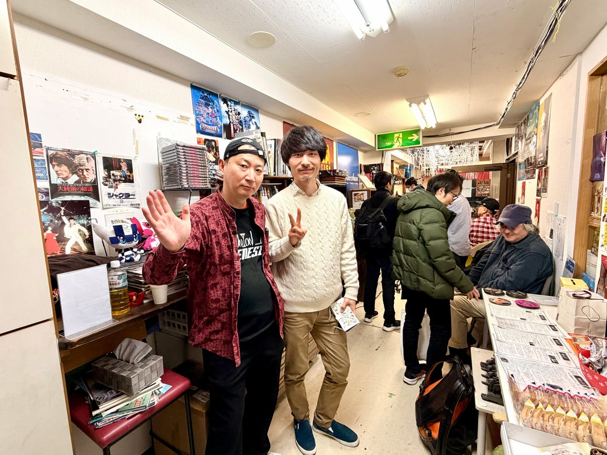 昨日の高円寺シアターバッカス。近藤監督、溝井監督、若松監督、メイさんと。