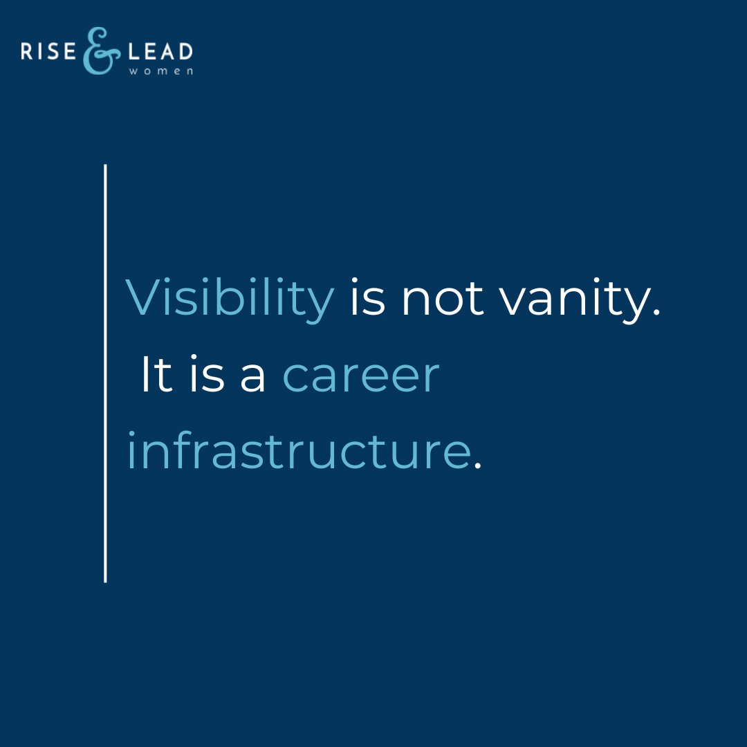 Visibility isn’t vanity. It’s infrastructure.

 If decision-makers can’t see your leadership, the system treats you as optional.

 This week: evidence + narrative + proximity.

#Visibility #RiseAndLead #WomenInLeadership