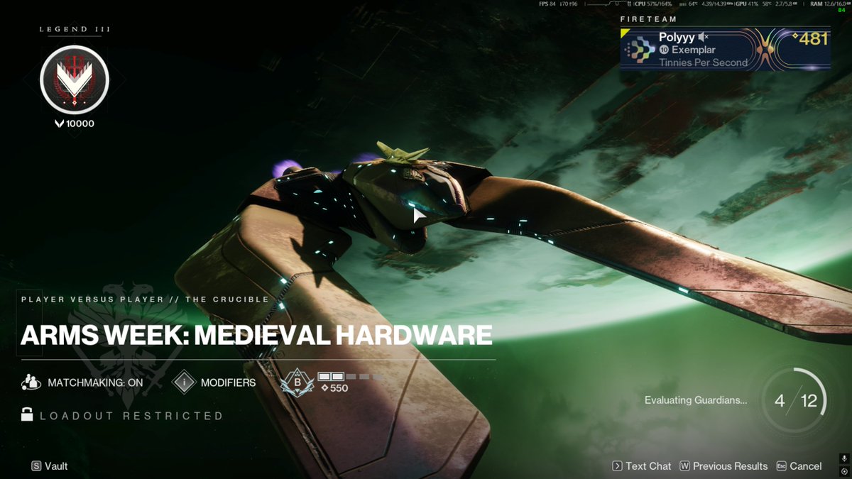 POV: you are trying to gild the arms week seal in OCE