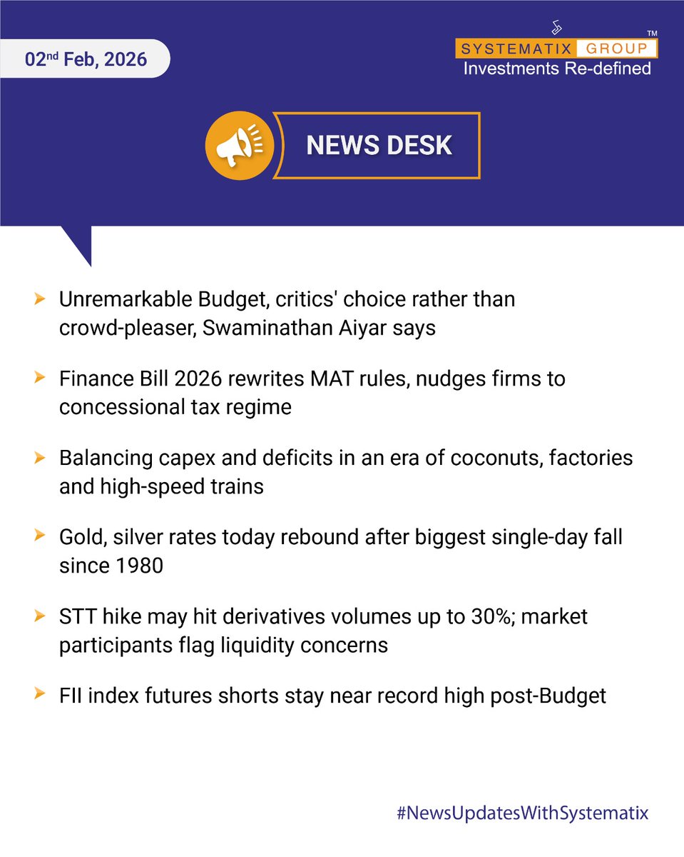 SystematixGrp's tweet image. Your quick new rundown for today.

#SystematixGroup #Systematix #DailyNewsBrief #News