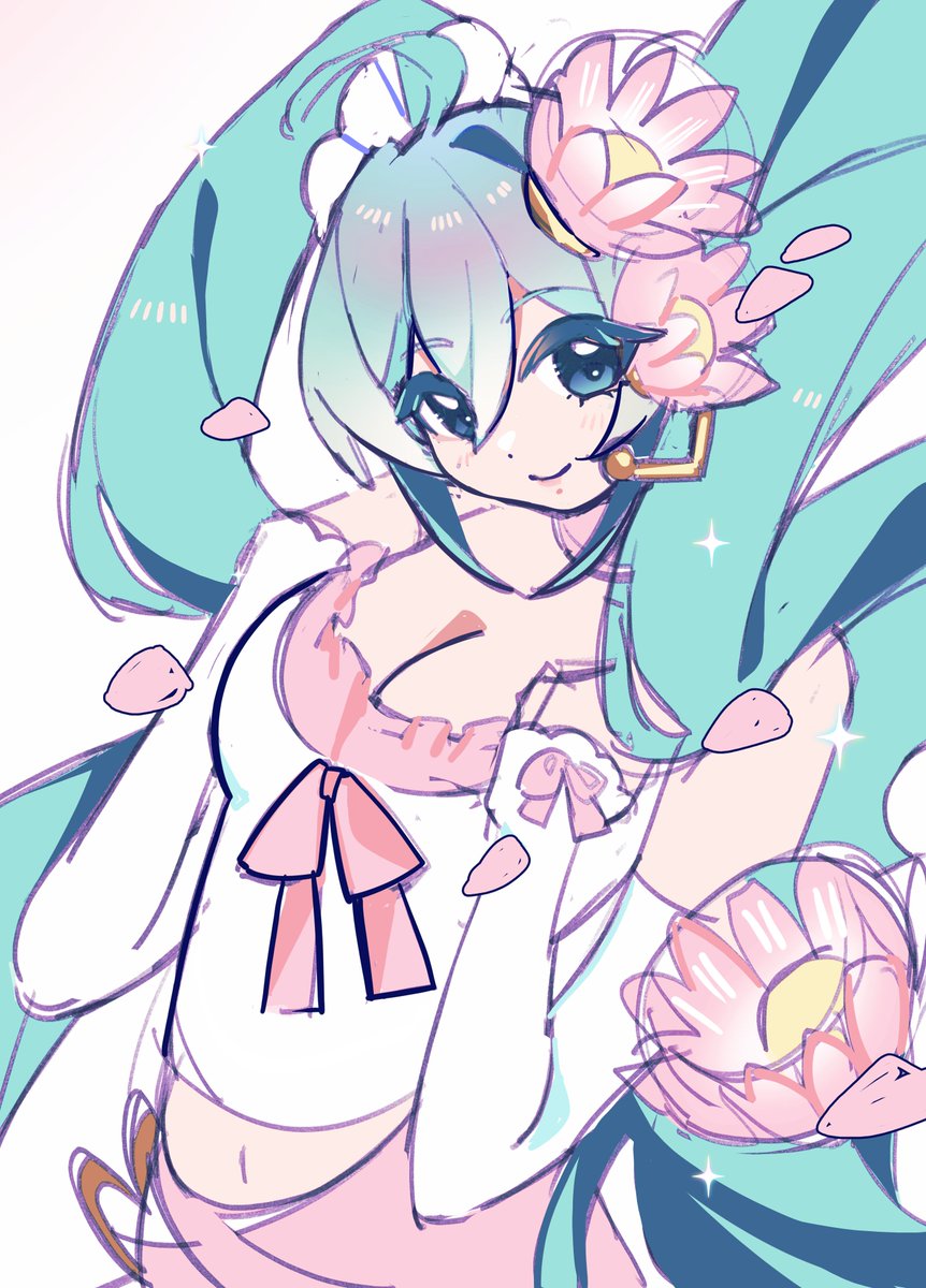 Miku sketch ! 🪷🌊