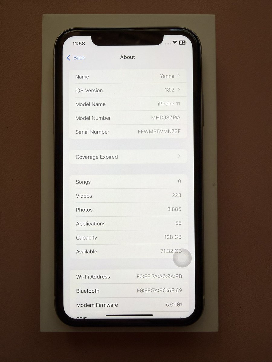 yannacomms's tweet photo. wts lfb for sale ph

iPhone 11 White 128gb

Php 12,000

- 85% battery health
- network openline
- bought brand new on august 2024 from apple flagship store
- comes with original box
- comes with original cable and bavin adapter
- comes with used cases and bnew tempered
- everything is working (true tone, face id, apple/icloud account)
- no history of repair and replacement 
- has a very little dent on the side (see photo in replies)
- no major and hidden issues, works smoothly
- rfs: i was gifted a new phone

MOP: Gcash, Maribank, Unionbank
MOD: SDD
Location: Quezon City