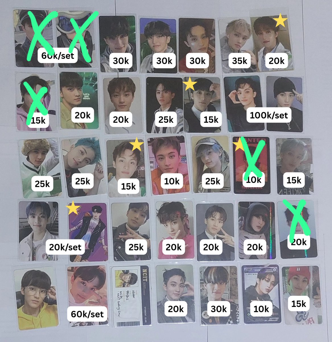 beibcuz's tweet photo. (update) wts aab pc nct 
[mau stopcollect]

price inc all (adm &amp; pack)
☆ slight/damage
× not for sensitive buyer 
keep with dp
dom medan, ina https://t.co/F62zRkRZpM