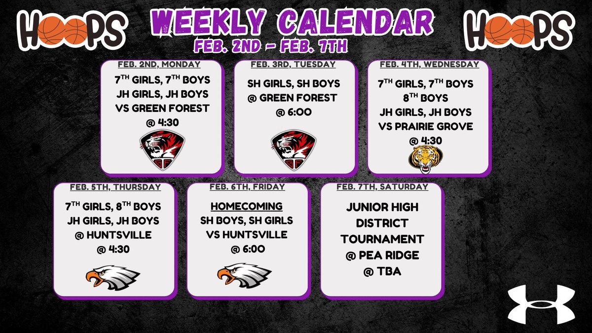 bvbobcatwbb's tweet photo. Weekly Athletic Schedule 2/2-2/7.
Plenty of chances to catch the Lady Bobcats in action this week! 🏀 https://t.co/54eMmUIGsp