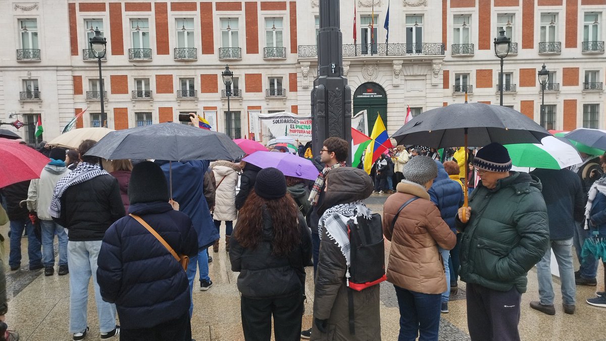 EL GENOCIDIO CONTINÚA 
Manifestación 1 febrero 12h Atocha Pl Provincia (M° AAEE) #Madrid
EMBARGO ARMAS YA‼️
RUPTURA RELACIONES ESTADO ISRAEL‼️
NO PLAN TRAMPA TRUMP‼️
SIEMPRE CON LA RESISTENCIA PUEBLO PALESTINO‼️
 DESDE EL RIO HASTA EL MAR, PALESTINA VENCERÁ ‼️
#PalestinaLibre