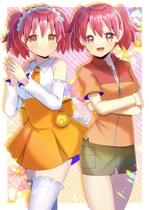 「#ツインテールの日 と聞いて! ツインテールヘア可愛くて大好きだよ…!!」|ヒヨヨ@skeb募集中のイラスト