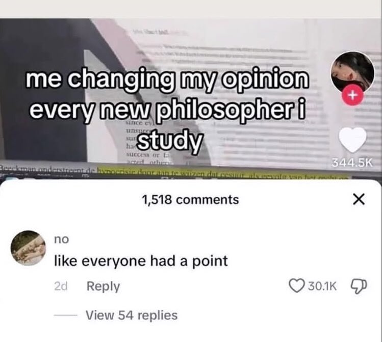 philosophy memes 🔗 tweet media