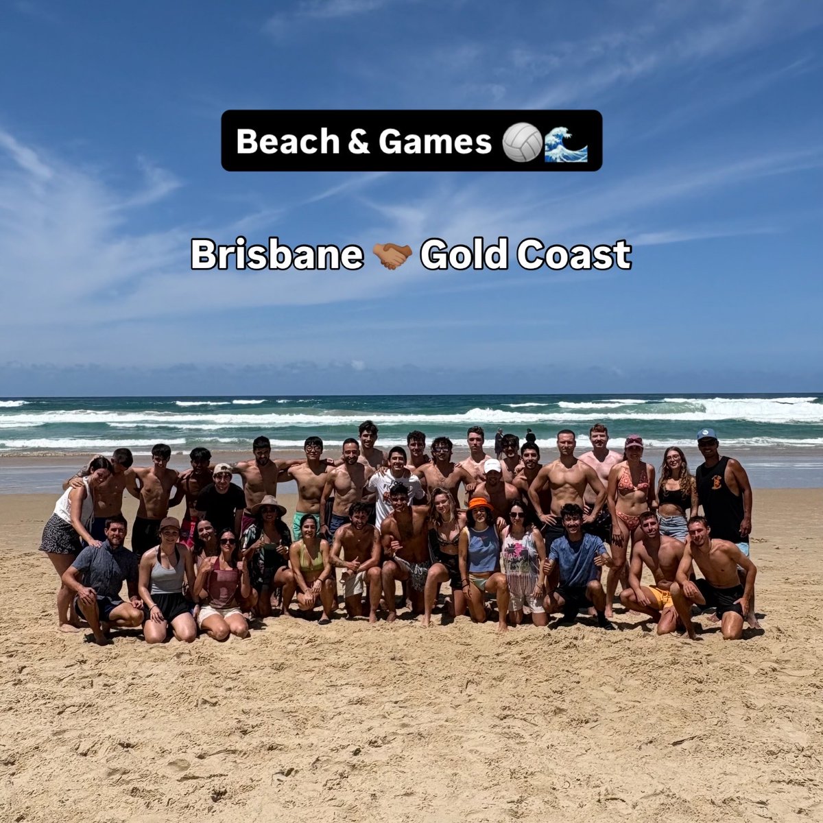 youtoo_project's tweet photo. ¡Qué diazo el del sábado! 🌞🌊

Algunos estudiantes de #Brisbane vinieron a #GoldCoast para pasar el día juntos en la playa de Surfers Paradise. Nos presentamos, jugamos al pañuelo, a vóley, fútbol playa... un poco de todo💙

¡Gracias a todos por venir! Nos lo pasamos en grande💓 https://t.co/QnX3ecZDdQ