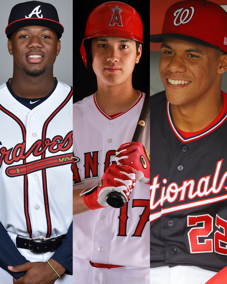 Three generational talents ⭐
Ronald Acuña Jr., Shohei Ohtani and Juan Soto all debuted in MLB in the same year 🤯