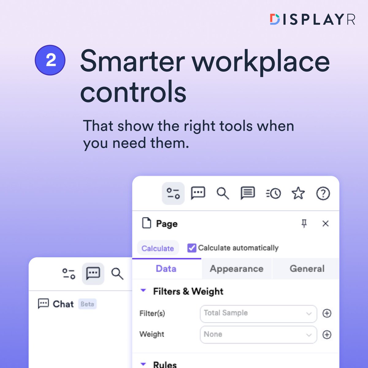 Displayr tweet media
