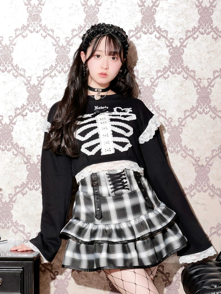𝐍𝐞𝐰 𝐚𝐫𝐫𝐢𝐯𝐚𝐥..❤︎】 ☑︎ボーンレースショートカットソー