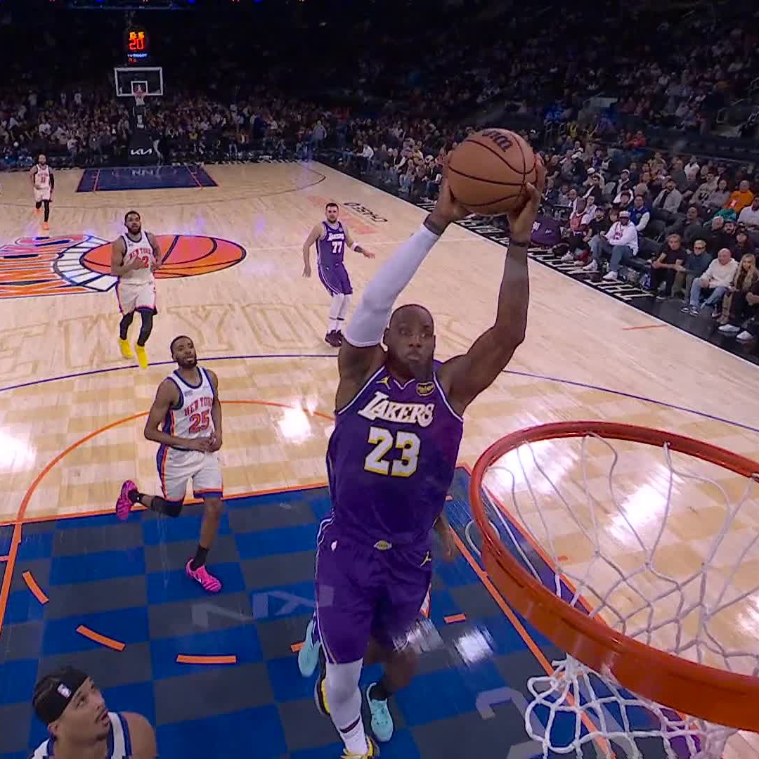 BRON TAKES FLIGHT IN MSG 🤯