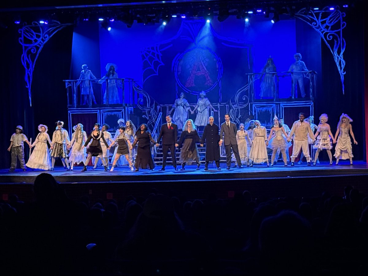 Congratulations to the cast and crew of The Addam’s Family! What a fun show!! And we’re so proud of you for turning a potentially disastrous weather week into a triumph of your effort, skill, grit, and talents!! Bravo Tutti!!