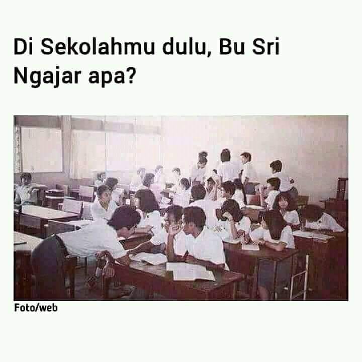 poconxg's tweet image. Dulu bu sri ngajar apa gaess?