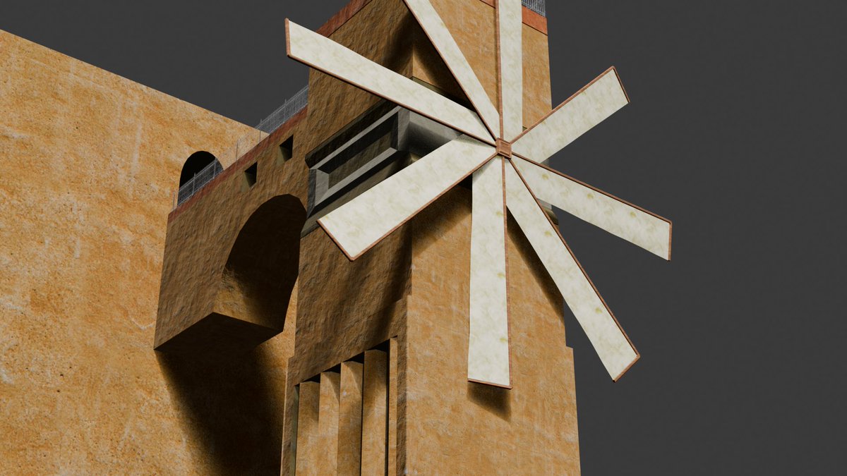 thneebdev's tweet photo. Recreated the structure from one of my favourite game artworks ever to have as an explorable area in my LSDjam game https://t.co/zN0RBYrlub