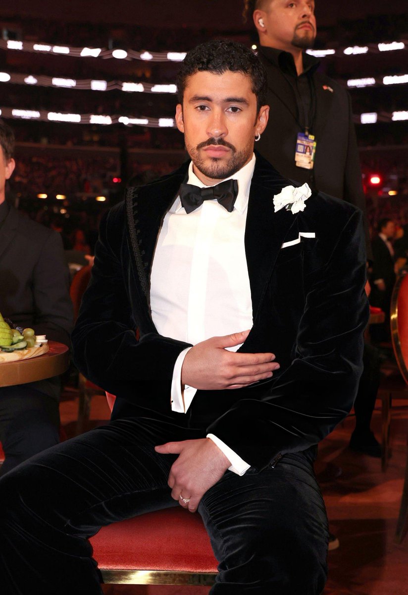 Bad Bunny looks fuckable tonight at the #GRAMMYs