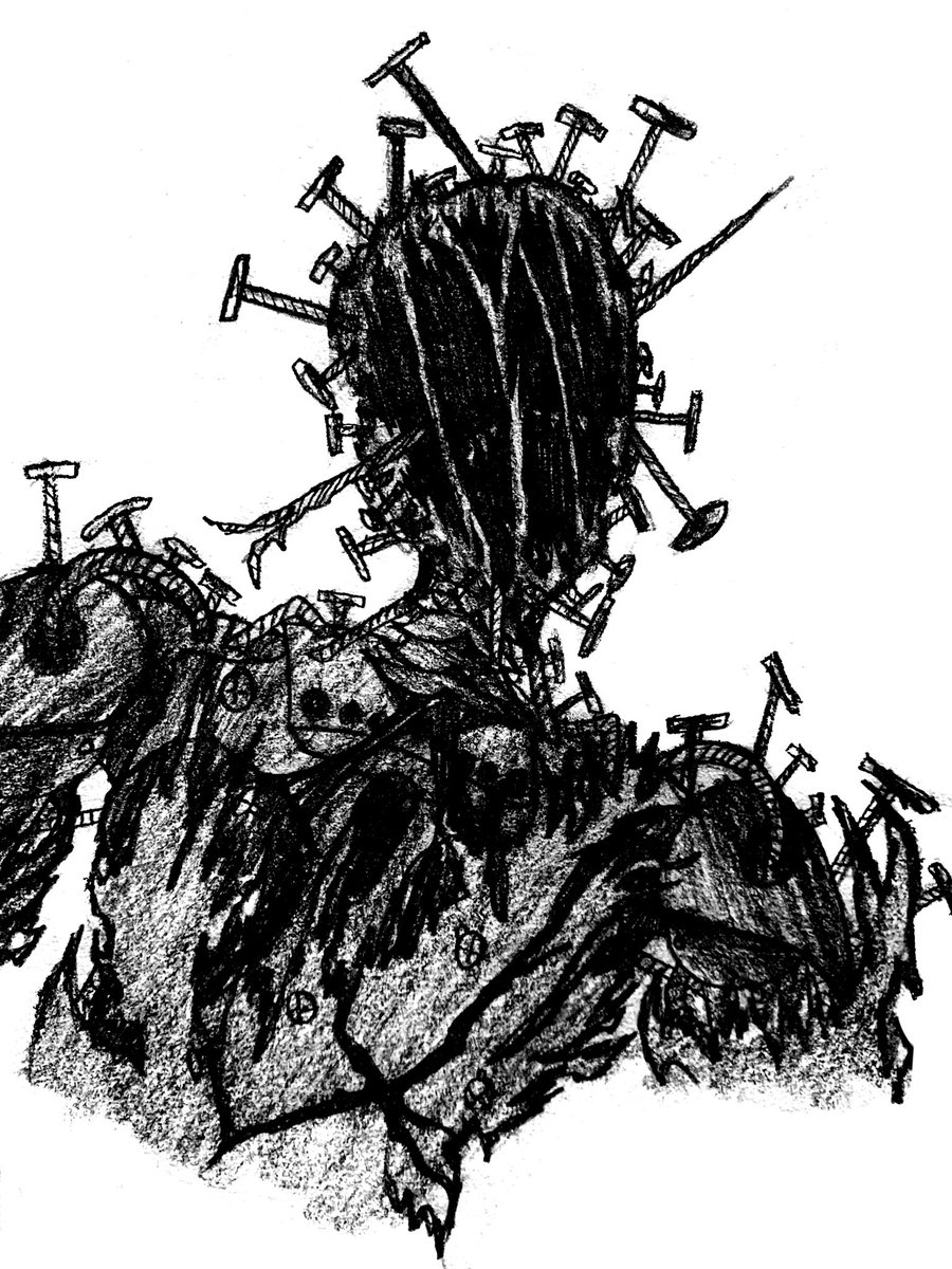 Wynorrific_Blue's tweet photo. Nailhead
#TacticDread #OC #Horrorart https://t.co/9VcXIuui2X
